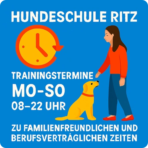 Eine Illustration zu unseren Beratungs- und Trainingszeiten, Mo.-So., 08:00-22:00 Uhr, nach Terminvereinbarung.